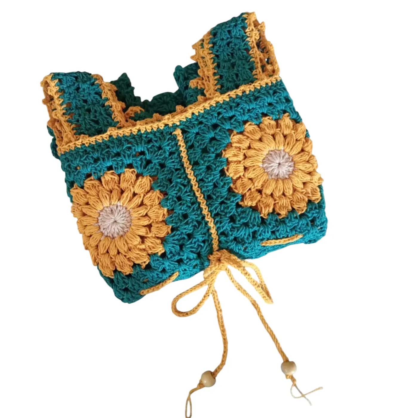 Tank Top Rajut - Sunburst — tampilan 3