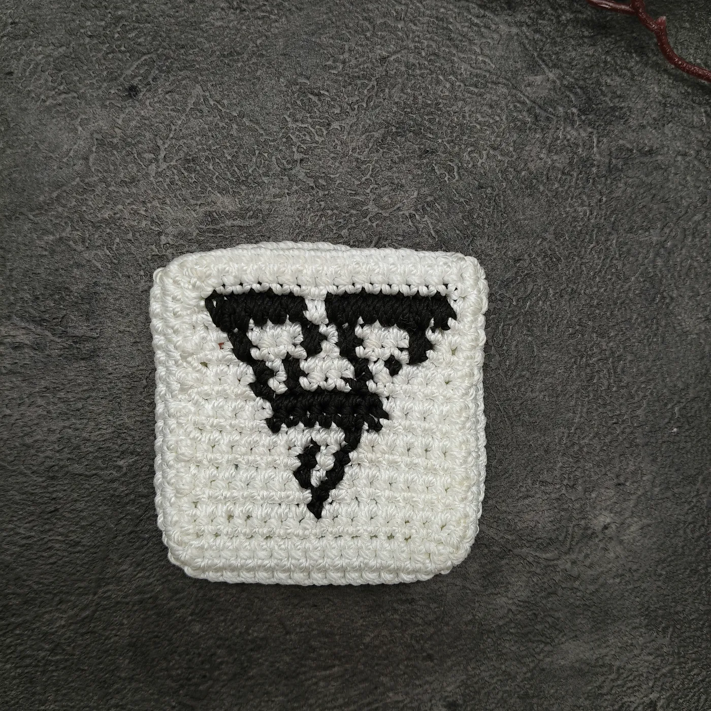 Mini pouch coin Rajut — tampilan 3
