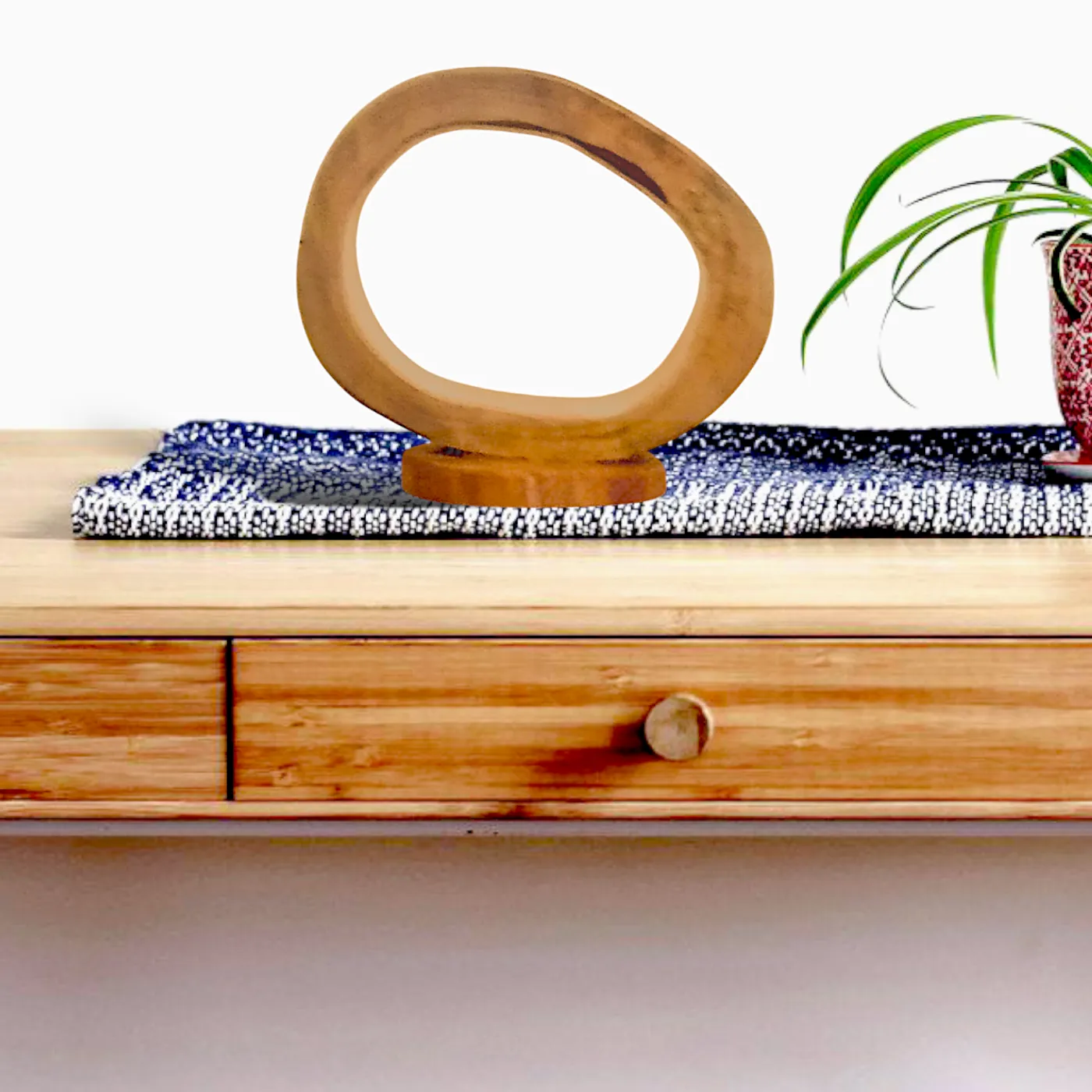 Wooden Lamp - Hope Desk Lamp - Lampu Aesthetic — tampilan 2