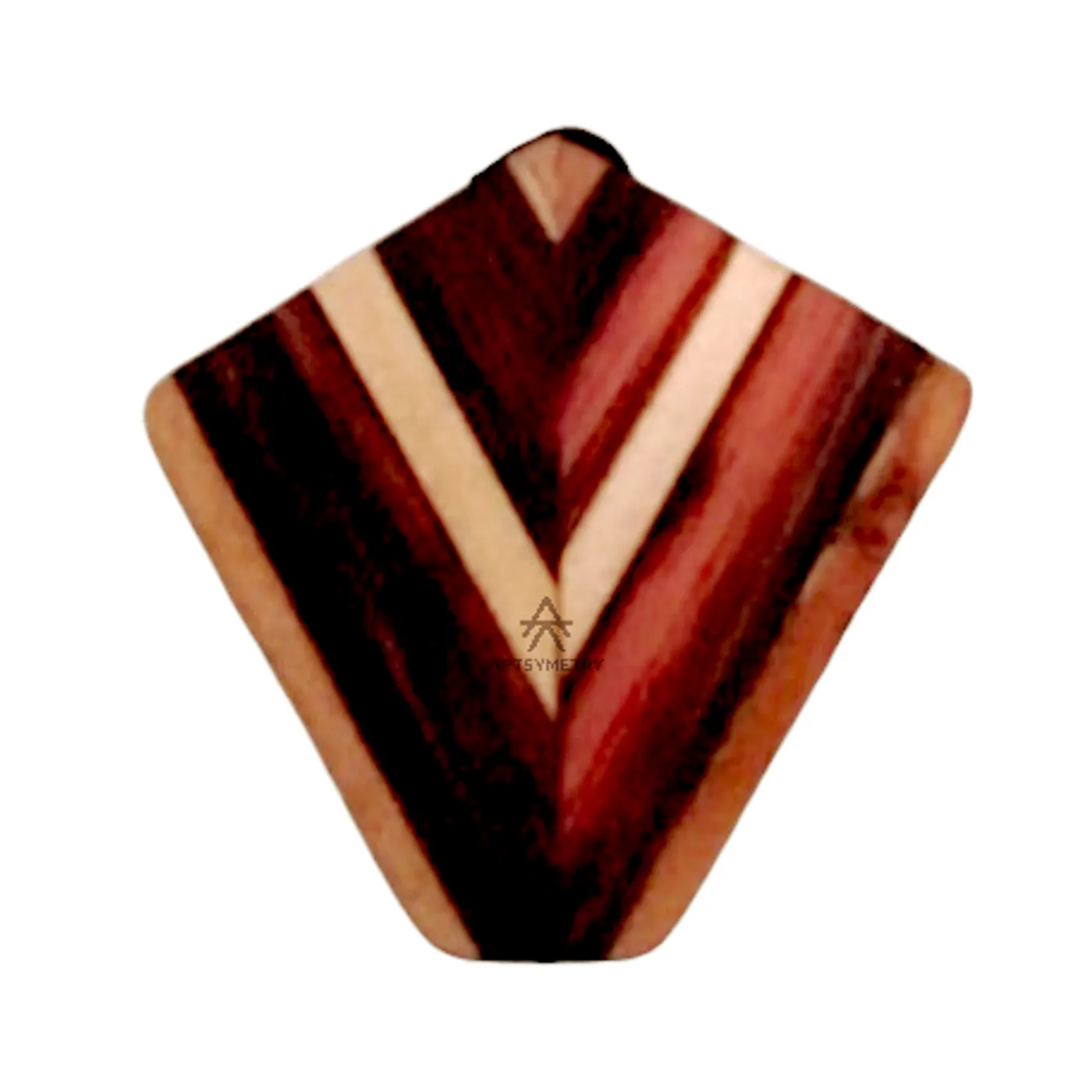 Wooden Key Chain - End Grain - Souvenir Gantungan Kunci Kayu — tampilan 2