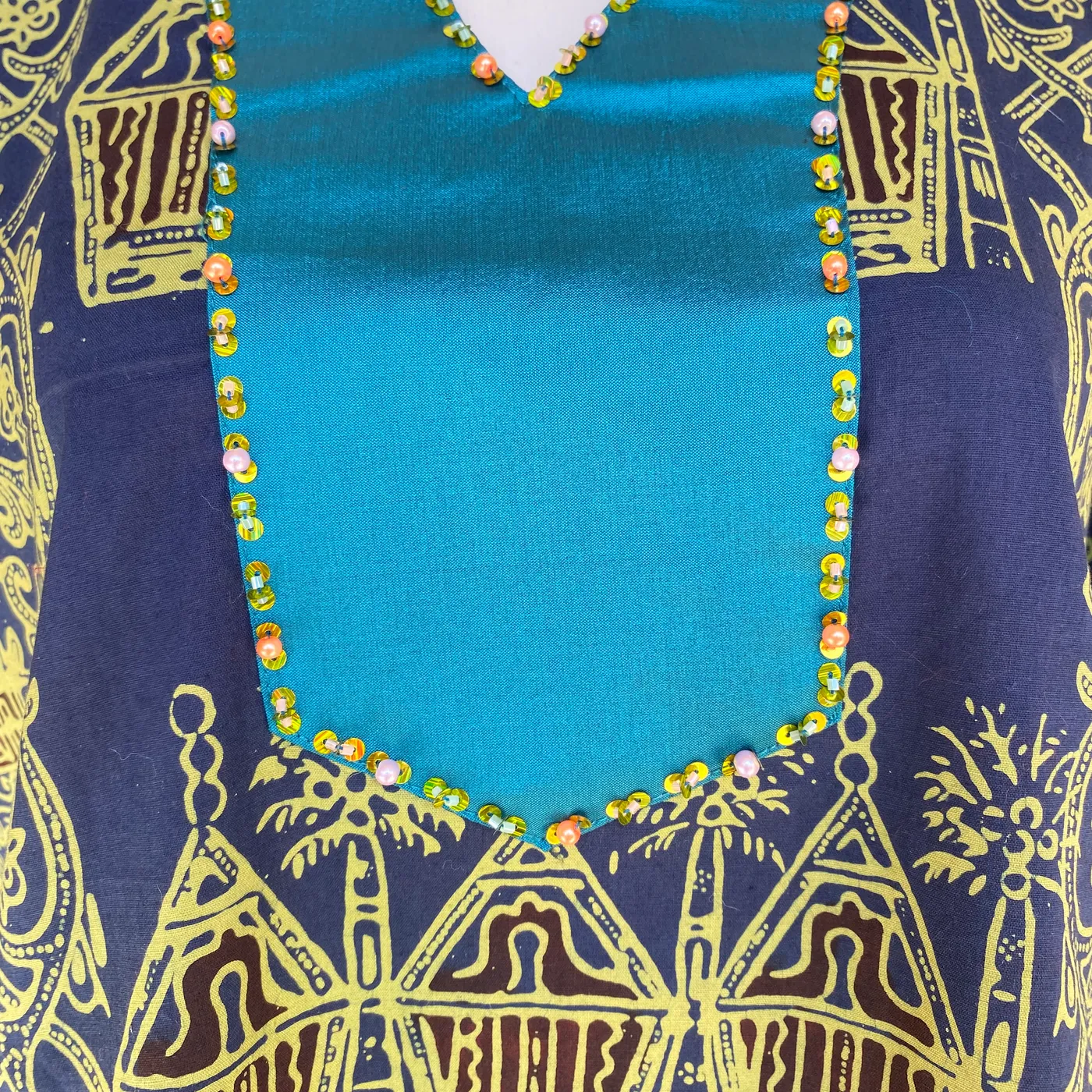 Baju batik katun cap minang — tampilan 3
