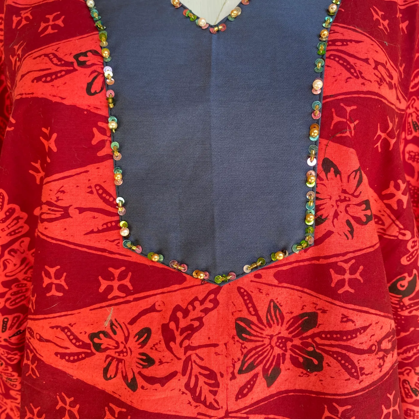 Baju batik katun cap minang — tampilan 3