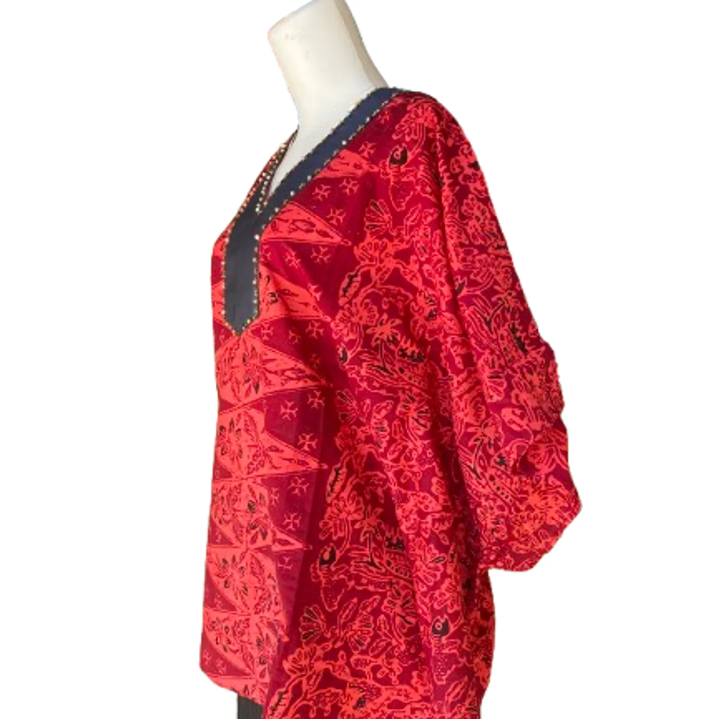 Baju batik katun cap minang — tampilan 2