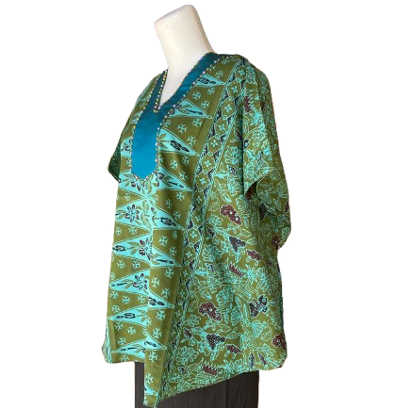 Baju batik katun cap minang — tampilan 2