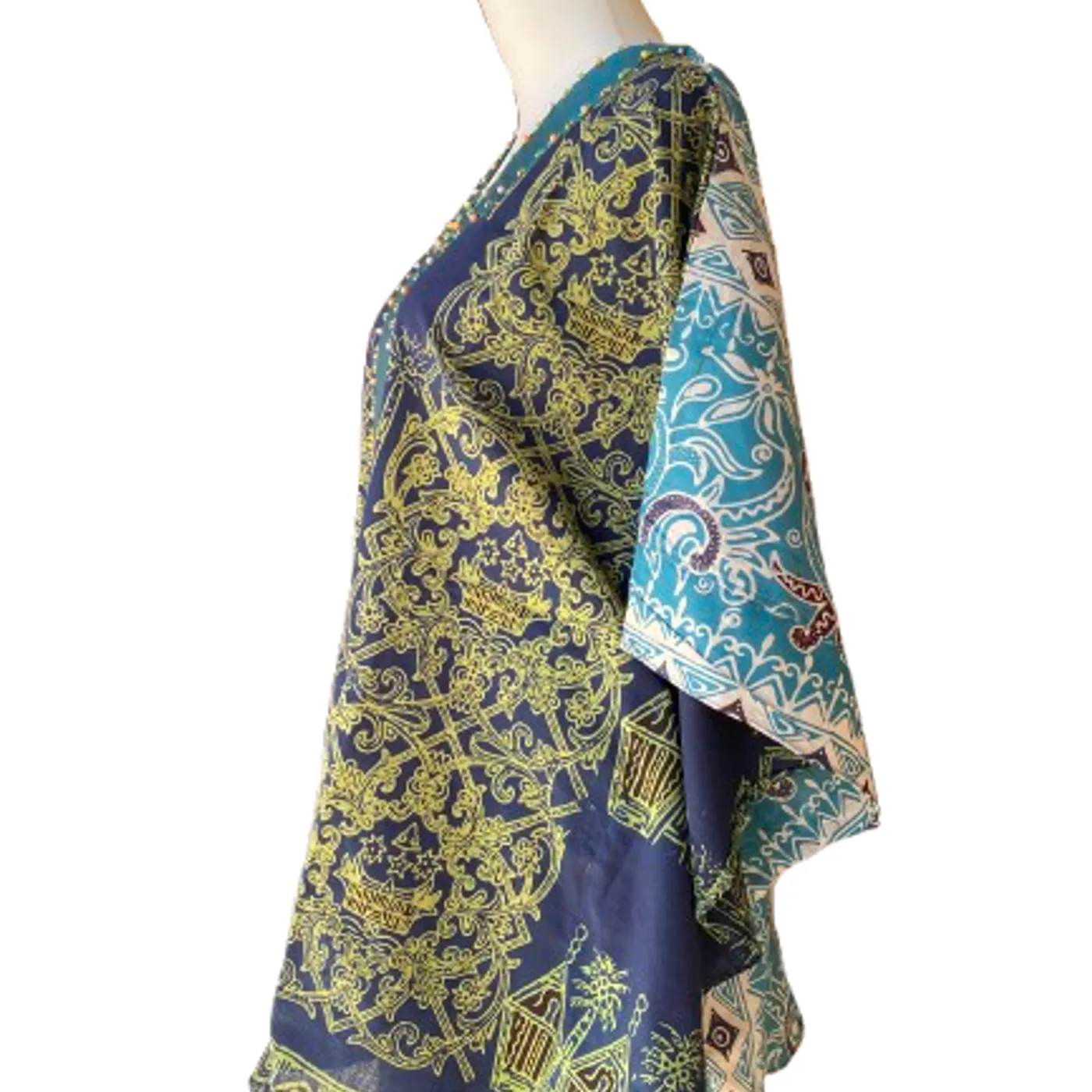 Baju batik katun cap minang — tampilan 2