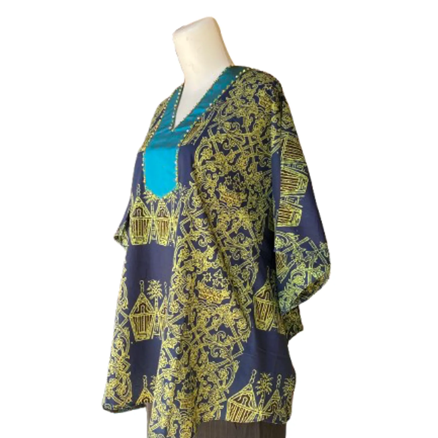 Baju batik katun cap minang — tampilan 2