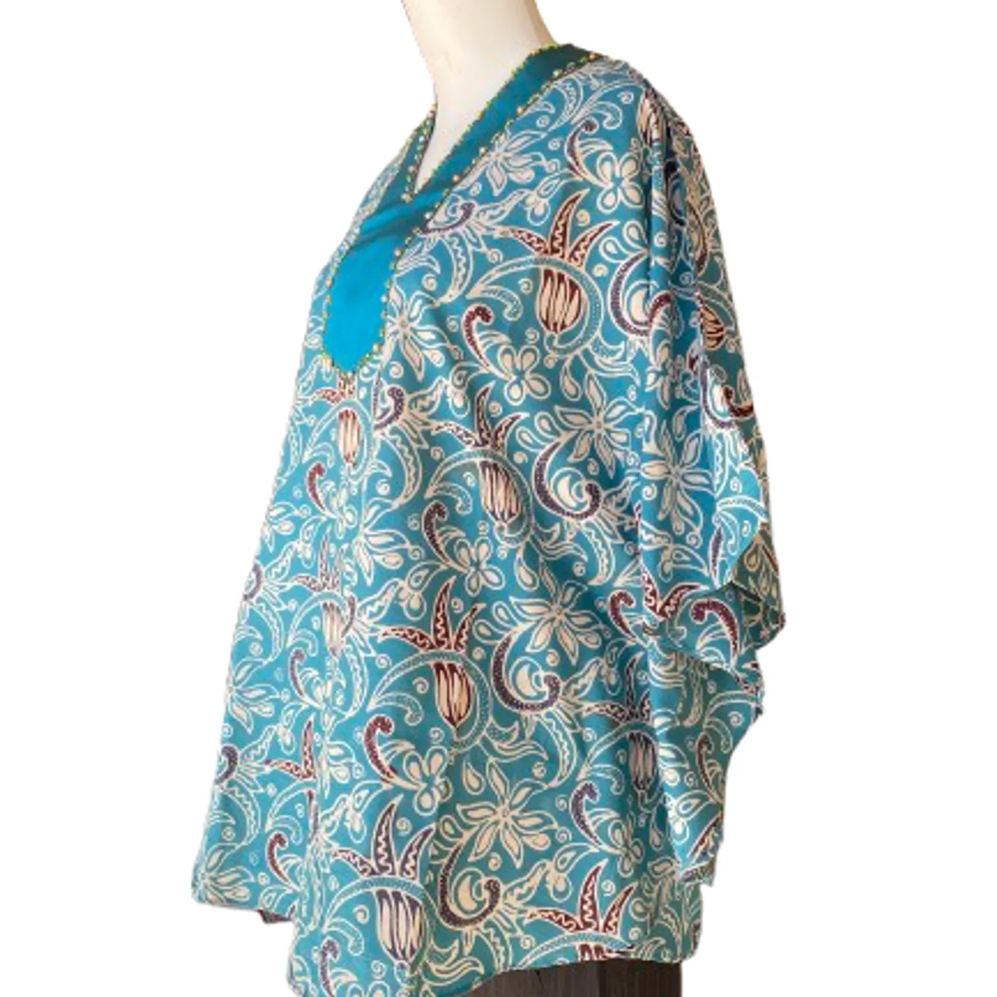 Baju batik katun cap minang — tampilan 2