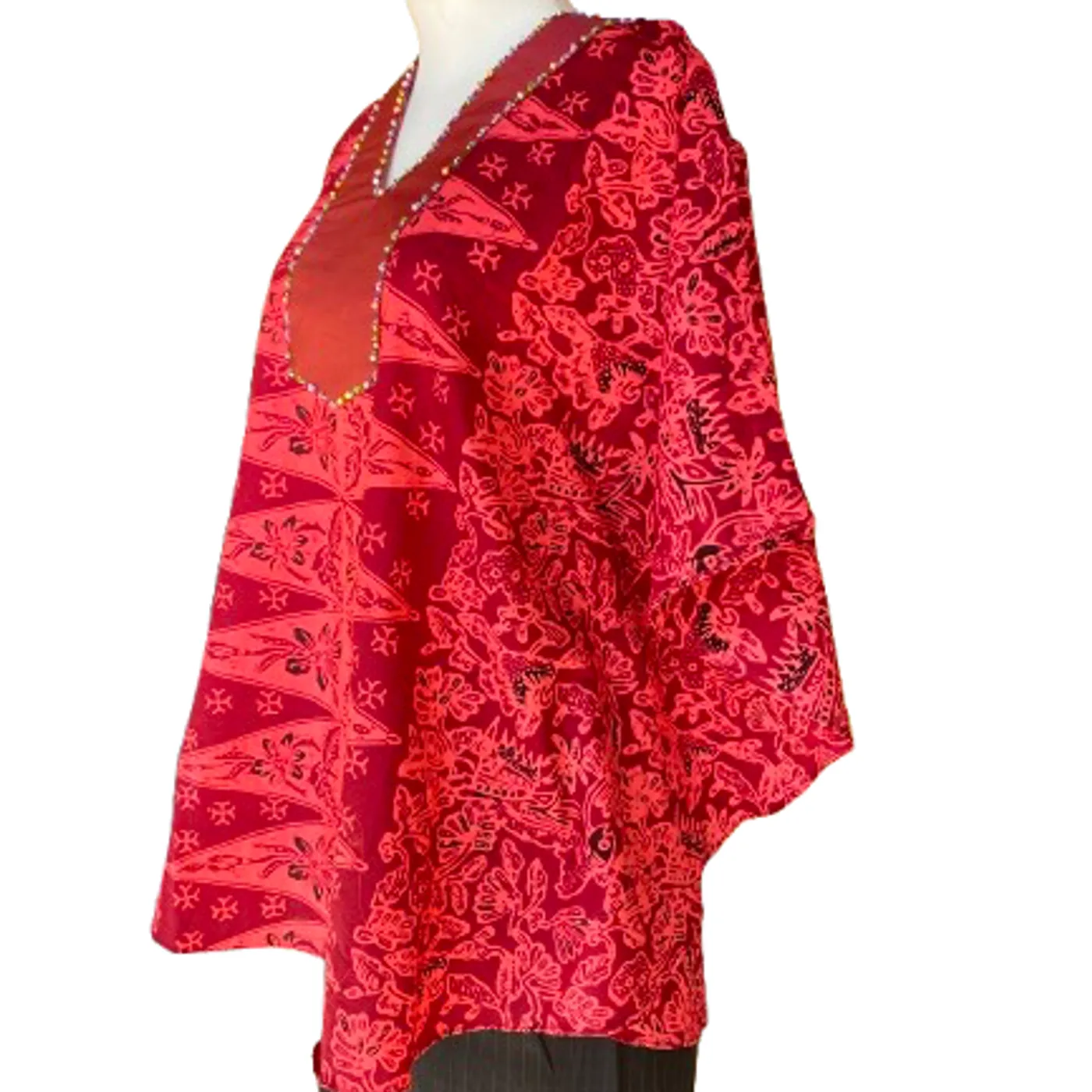 Baju batik katun cap minang — tampilan 2