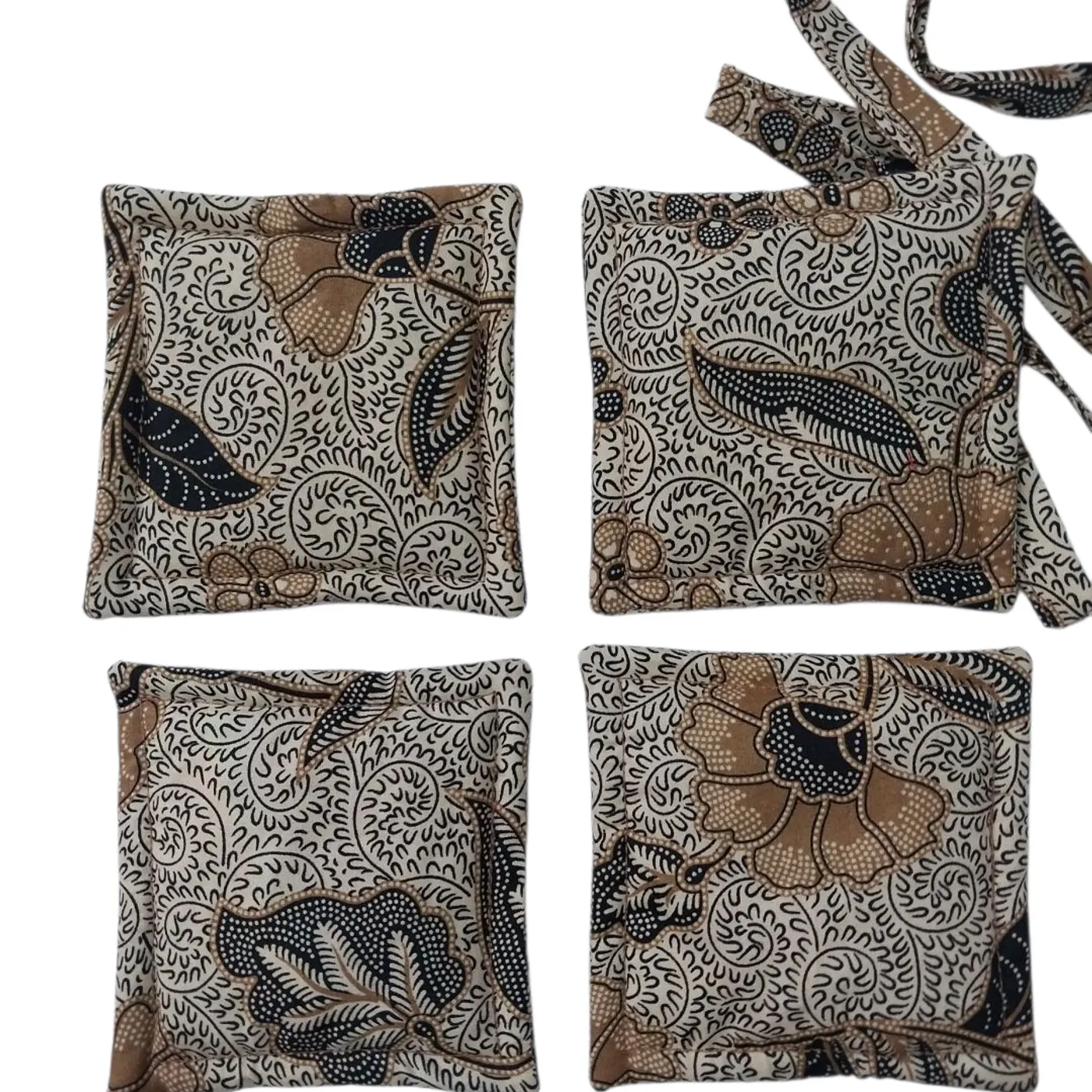 Coaster batik katun — tampilan 2
