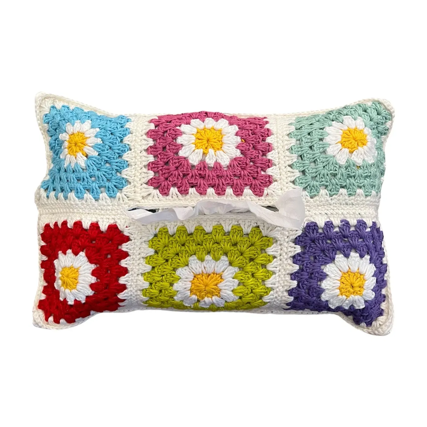 HF 045 Set Dekorasi Rajut Premium (Daisy Granny Square) — tampilan 3