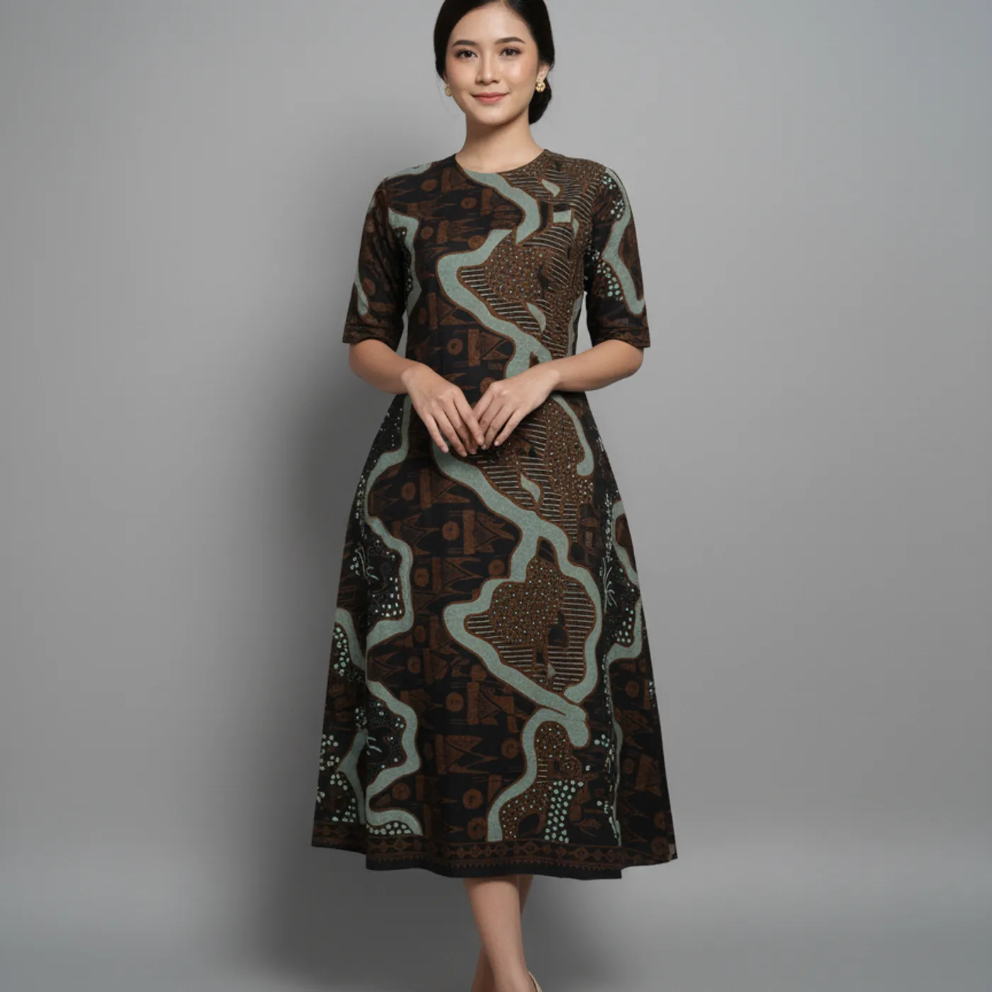 Batik Tulis Motif Lakuang Sumatera Barat — tampilan 3