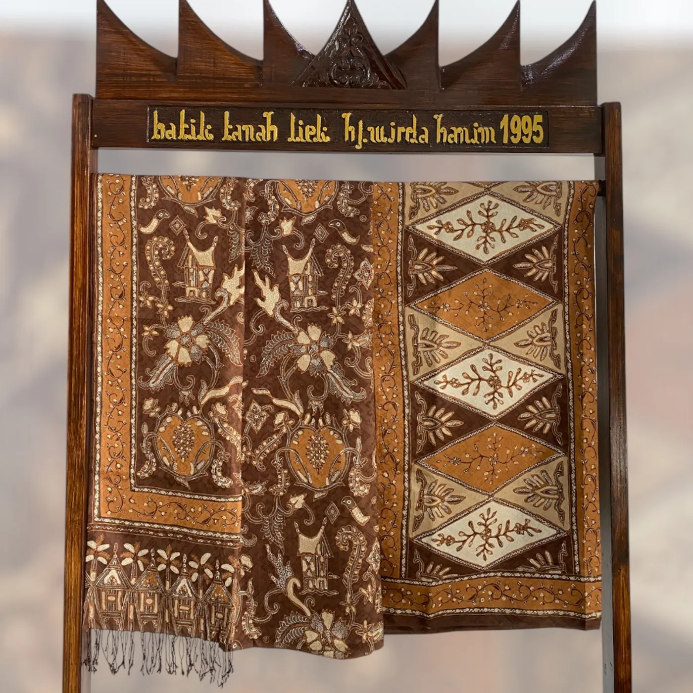 Sarimbit tenun tulis alami — tampilan 3