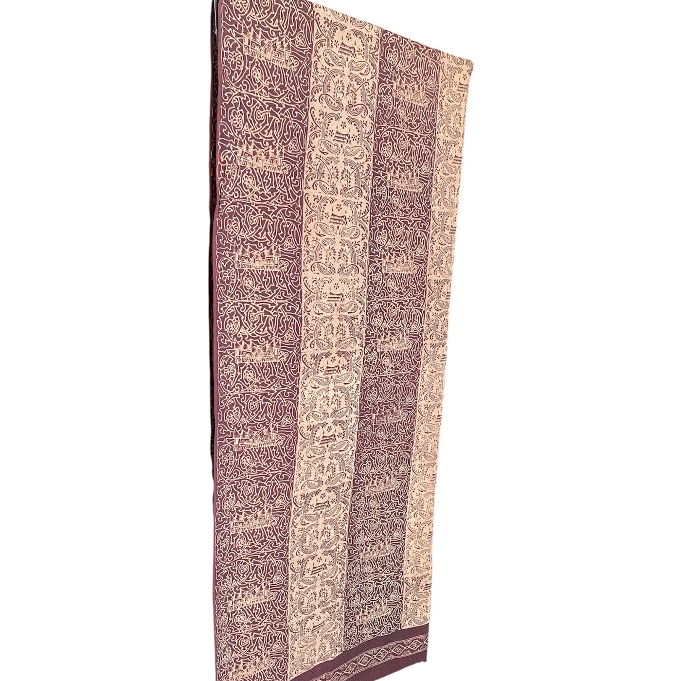 Batik dobi cap motif rumah minang — tampilan 2