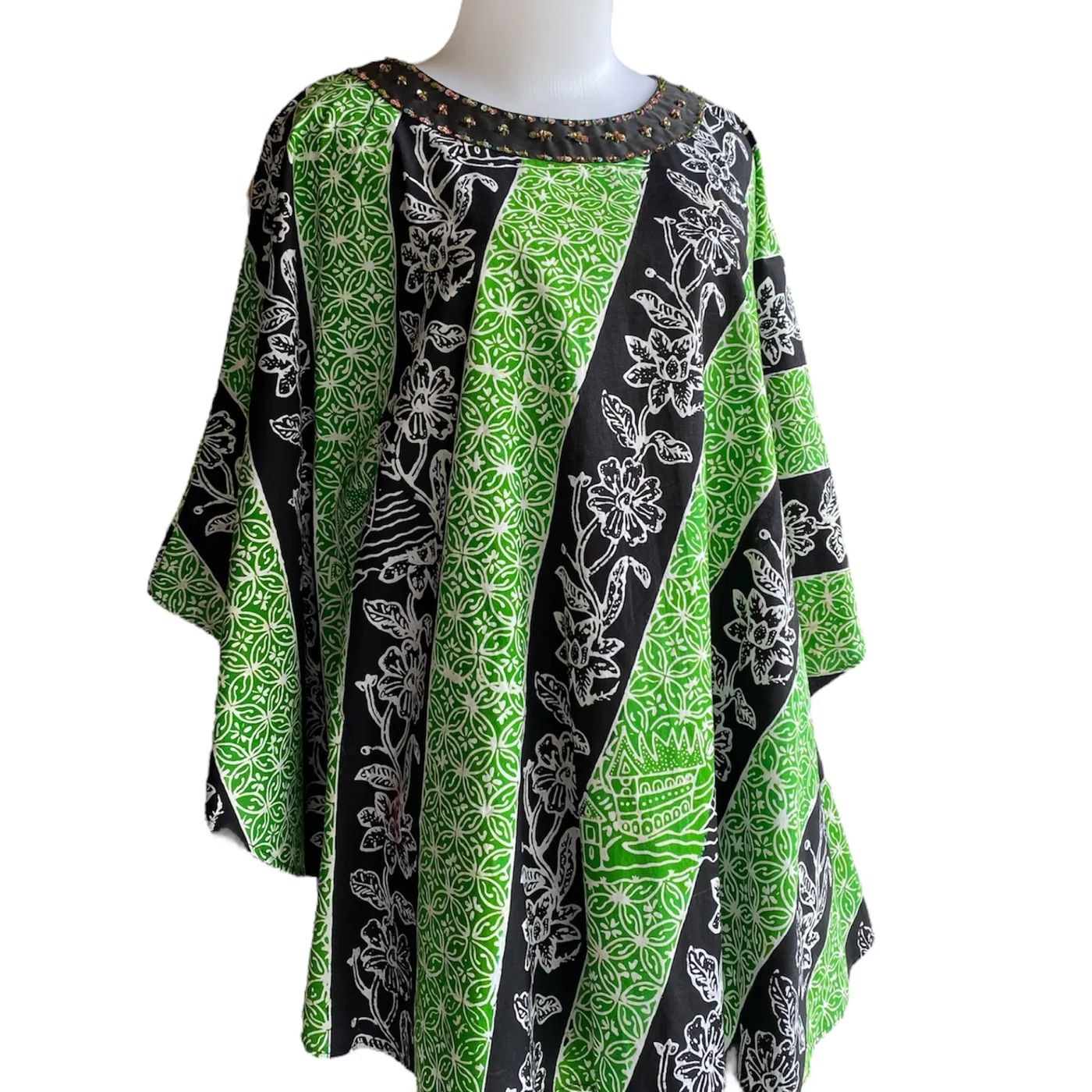 Baju batik katun cap minang — tampilan 2
