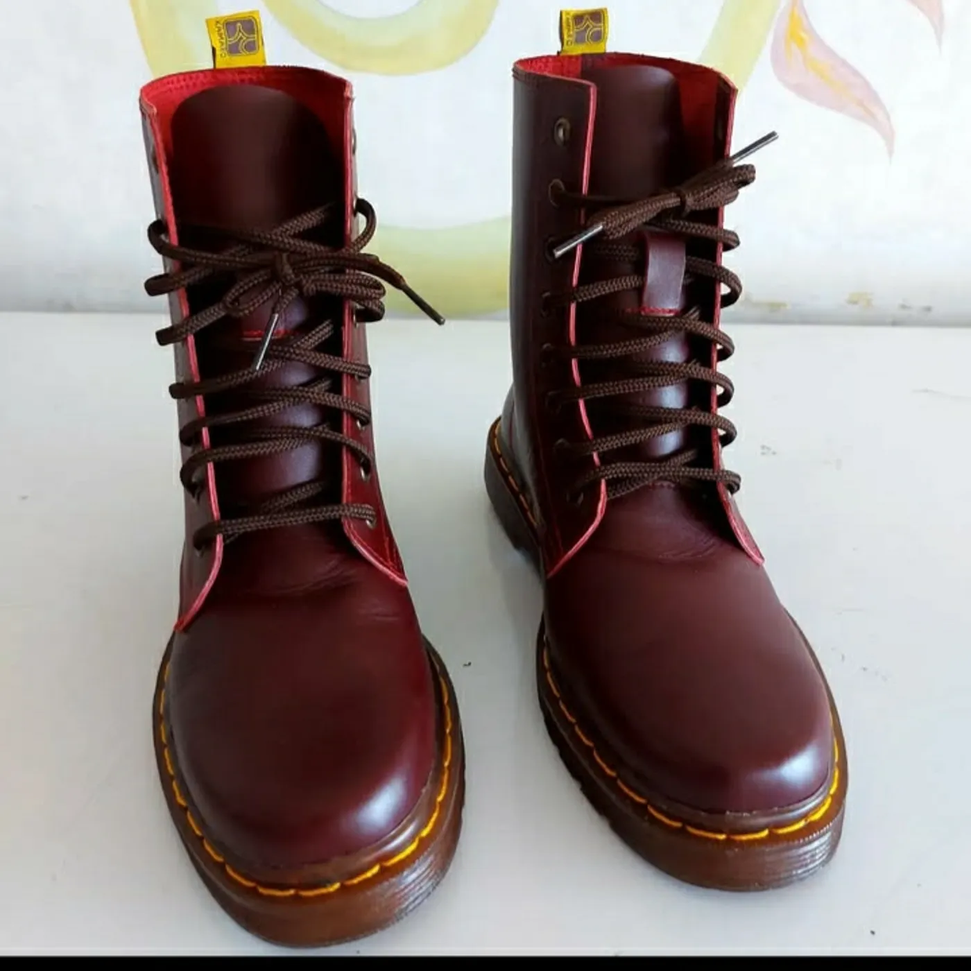 Boot Leather Shoes KAMARO Sz 40 — tampilan 3