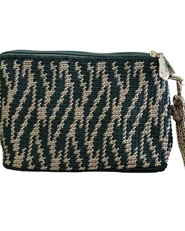 Tas Dompet Motif (3 Zipper)