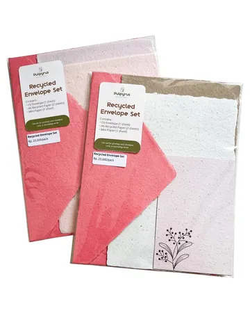 [PINK] Handmade Envelope Set by Pulpyrus