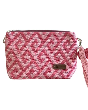 Tas Dompet Motif (2 Zipper)