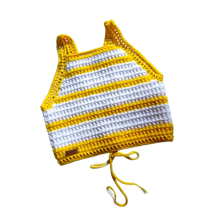 Tanktop Anak - Kuning Putih