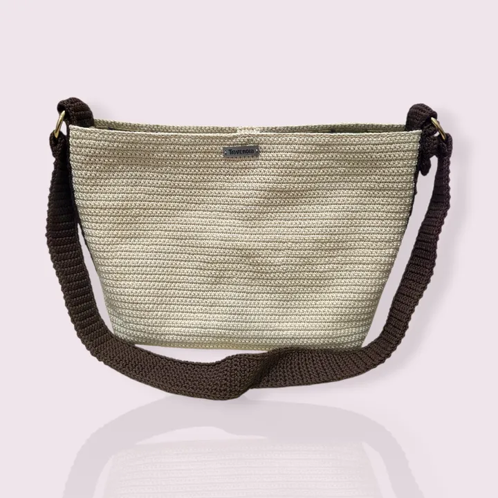 Tas Bahu Rajut | Shoulder Bag Corchet - Mocha Carry