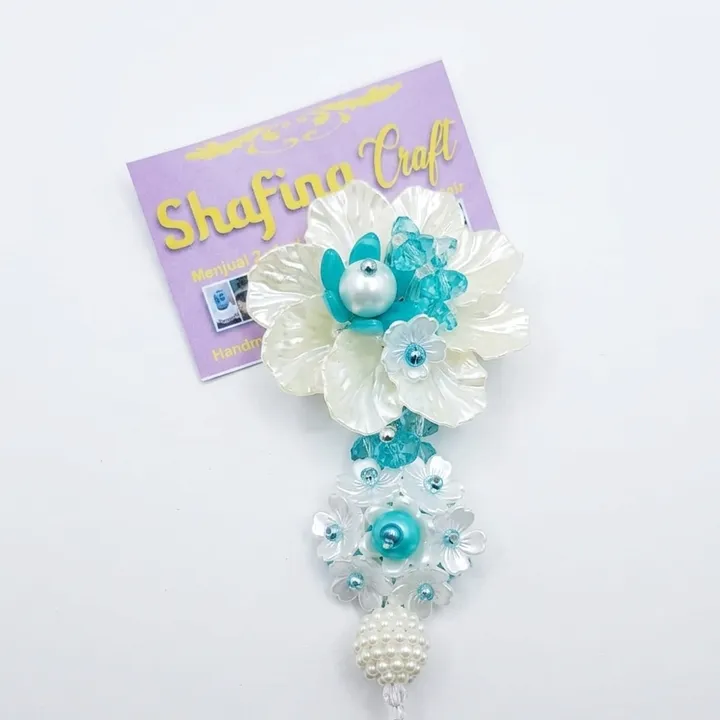Bros Mawar Gandeng Putih Ocean Blue