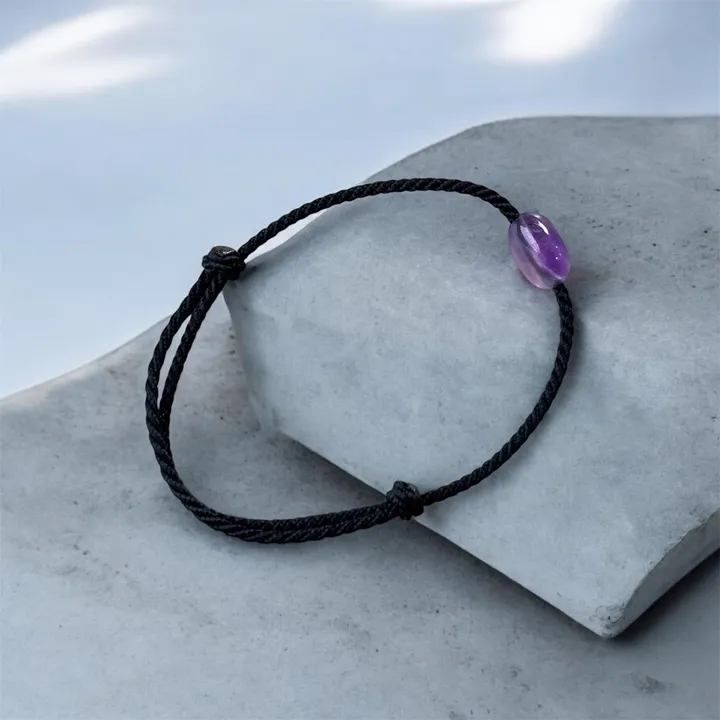 Gelang Amethyst Aura Minimalis