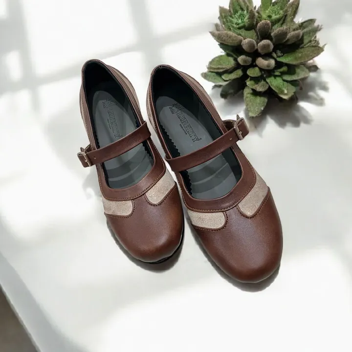 Flatshoes Artikel Anna dari Kulit Sapi Asli