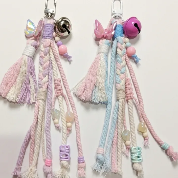 MHC Gantungan Kunci Tas Macrame Mozarella