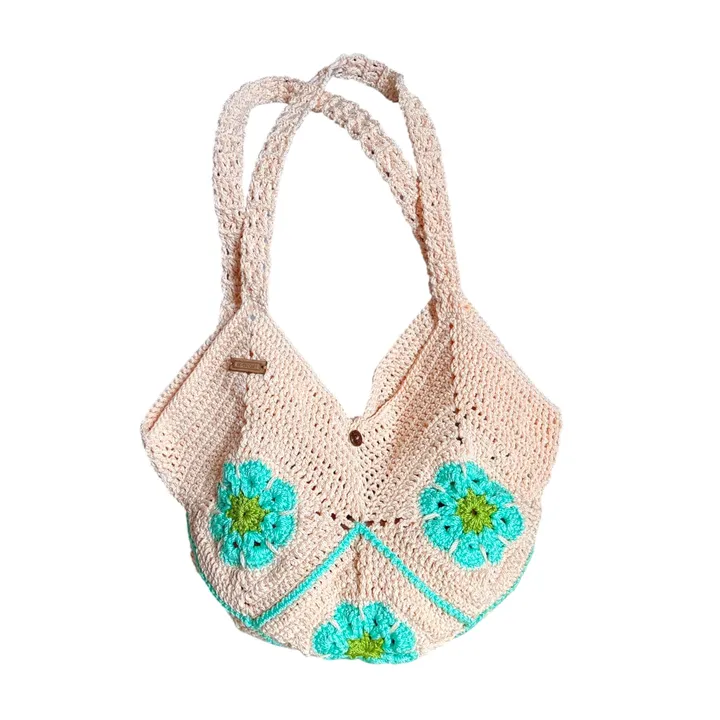Tas Bahu Rajut - African Flower Tosca