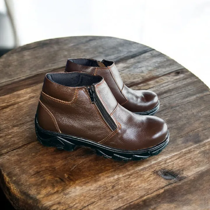 Sepatu Safety Kulit Sapi Asli
