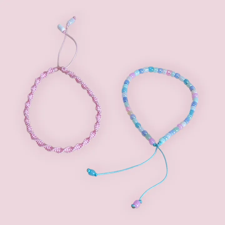 Dreamwave Bracelet Set (L) | Gelang tali manik adjustable