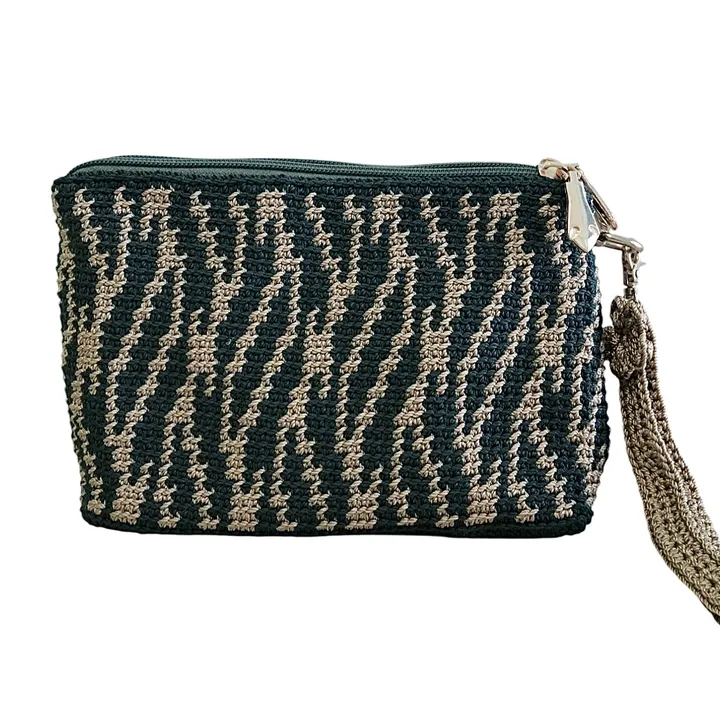 Tas Dompet Motif (3 Zipper)