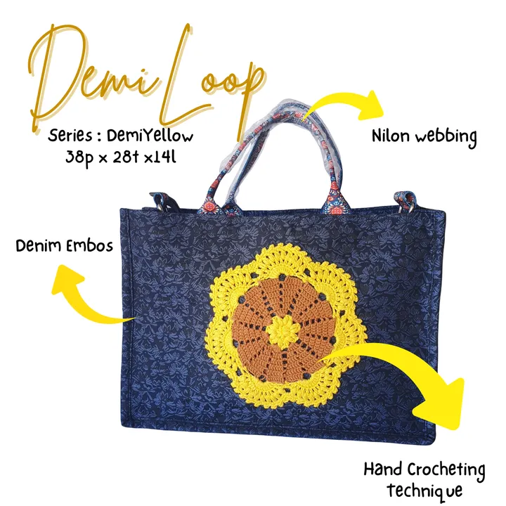 Totebag DemiLoop DemiYellow Series