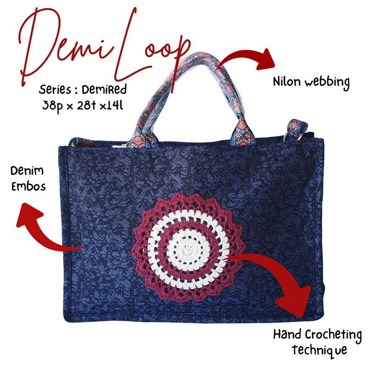 Totebag DemiLoop DemiRed Series