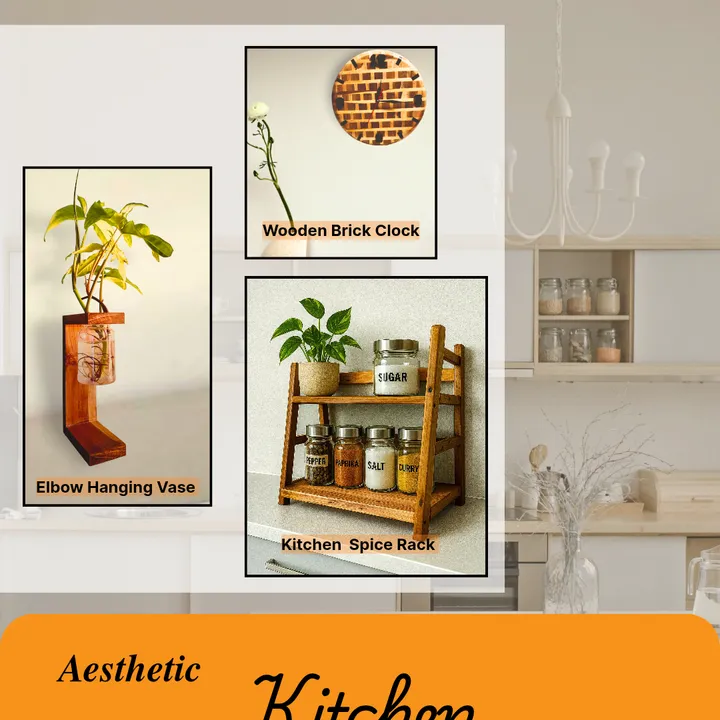 Aesthetic Kitchen Starter Kit - Dekorasi Rumah Estetik - Dekorasi Natural