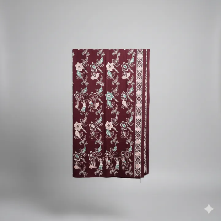 Batik Motif Flora dan Tari Piring Khas Minang