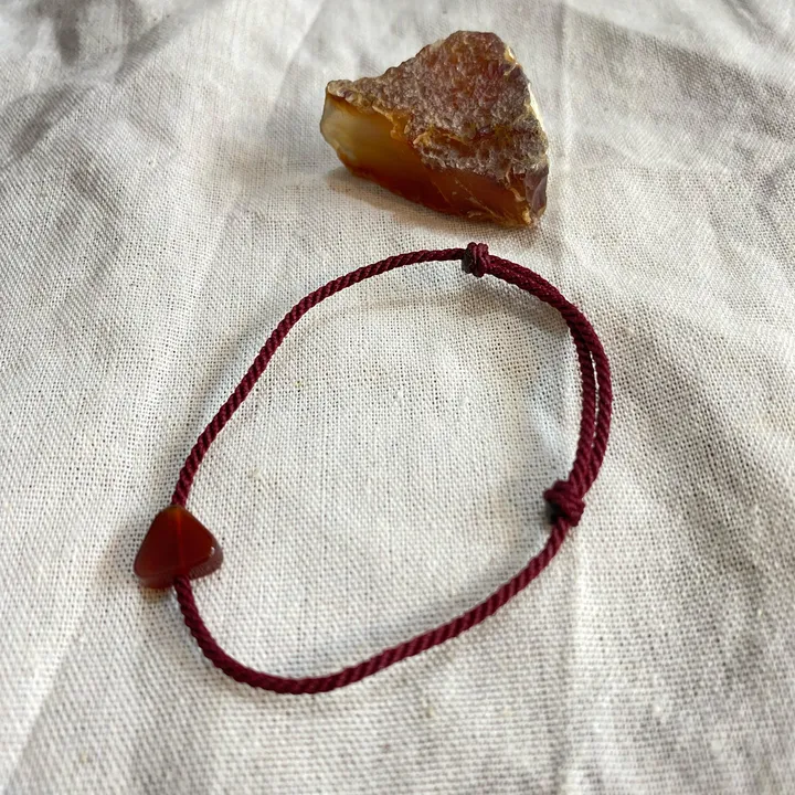Triangle agate bracelet