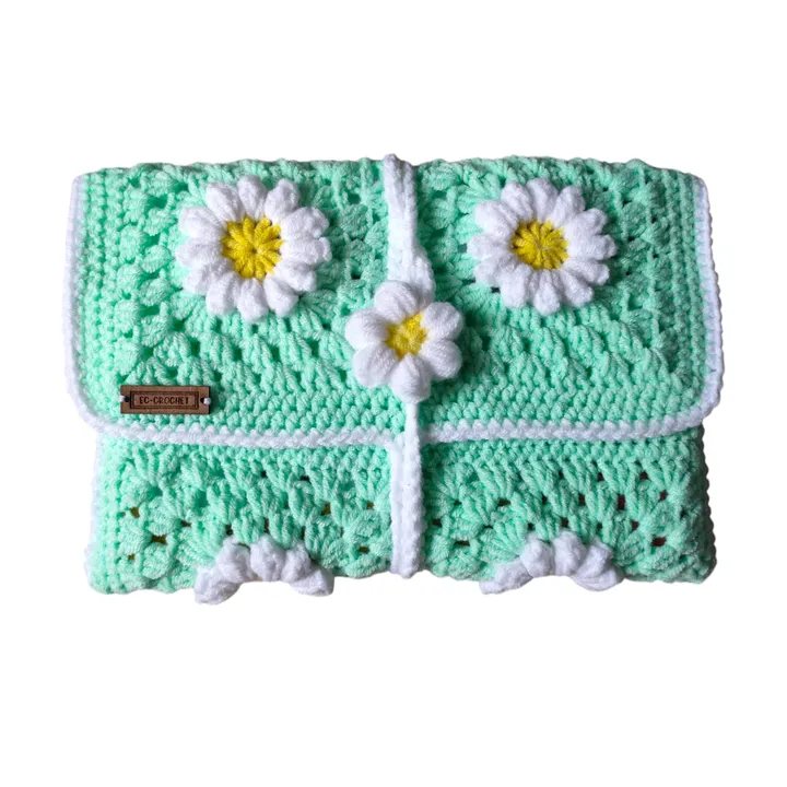 Book Sleeves - Daisy Mint