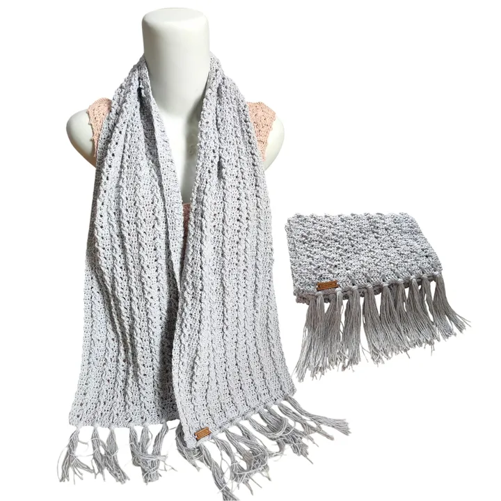 Syall Rajut - Silver Cotton