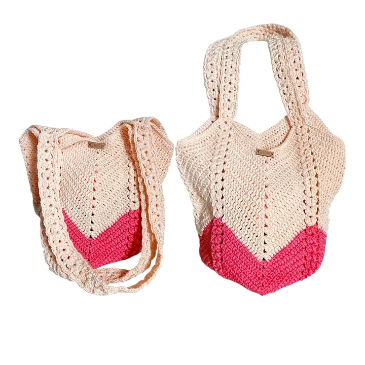 Tas Bahu Rajut Tali Kepang - Grenadin