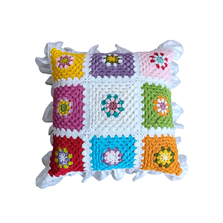 Sarung Bantal Kursi Grani Warna Warni