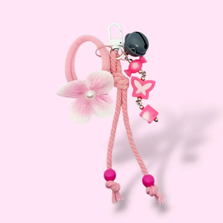 MHC Gantungan Kunci Tas- Blossom Charm- pink cantik