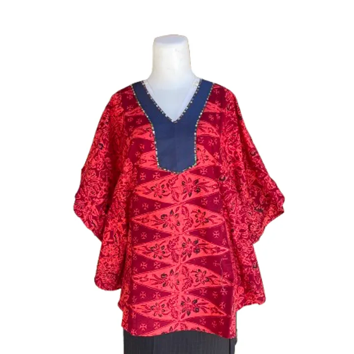 Baju batik katun cap minang