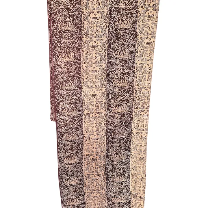 Batik dobi cap motif rumah minang