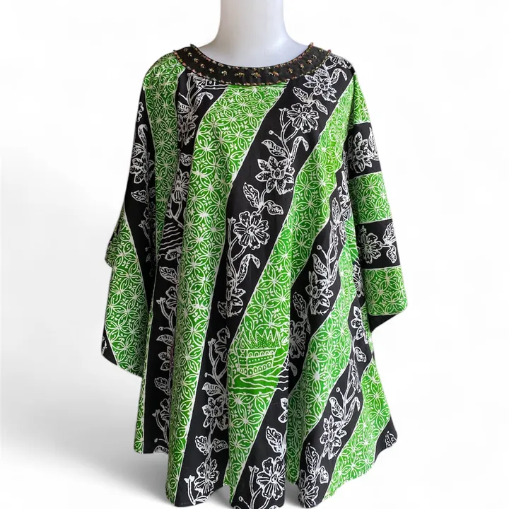 Baju batik katun cap minang