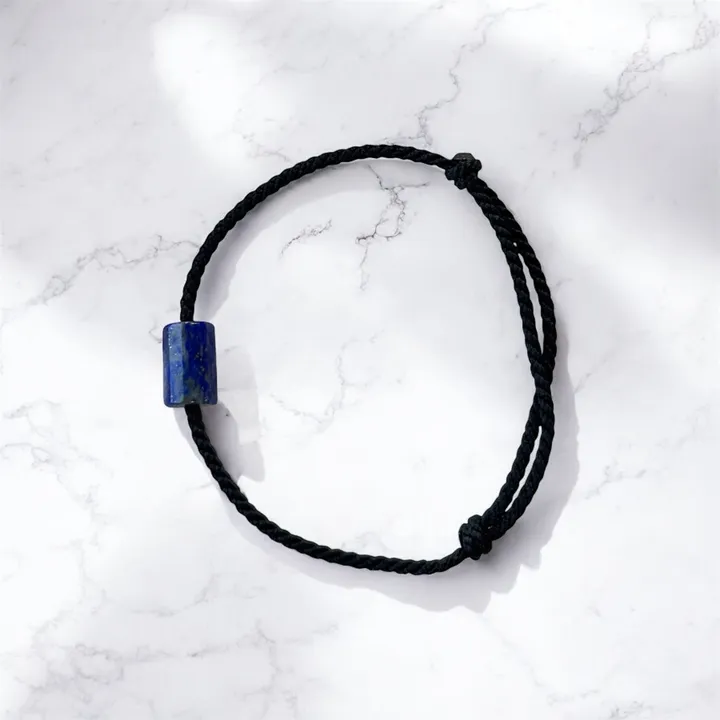 Gelang Tali Batu Biru Tua-Royal Depth