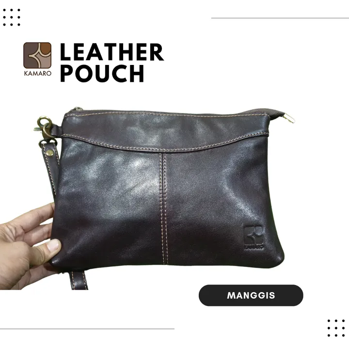 Leather Pouch KAMARO Manggis