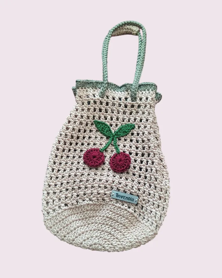 Cutie Ruffle Crochet Handbag | Tas tangan rajut