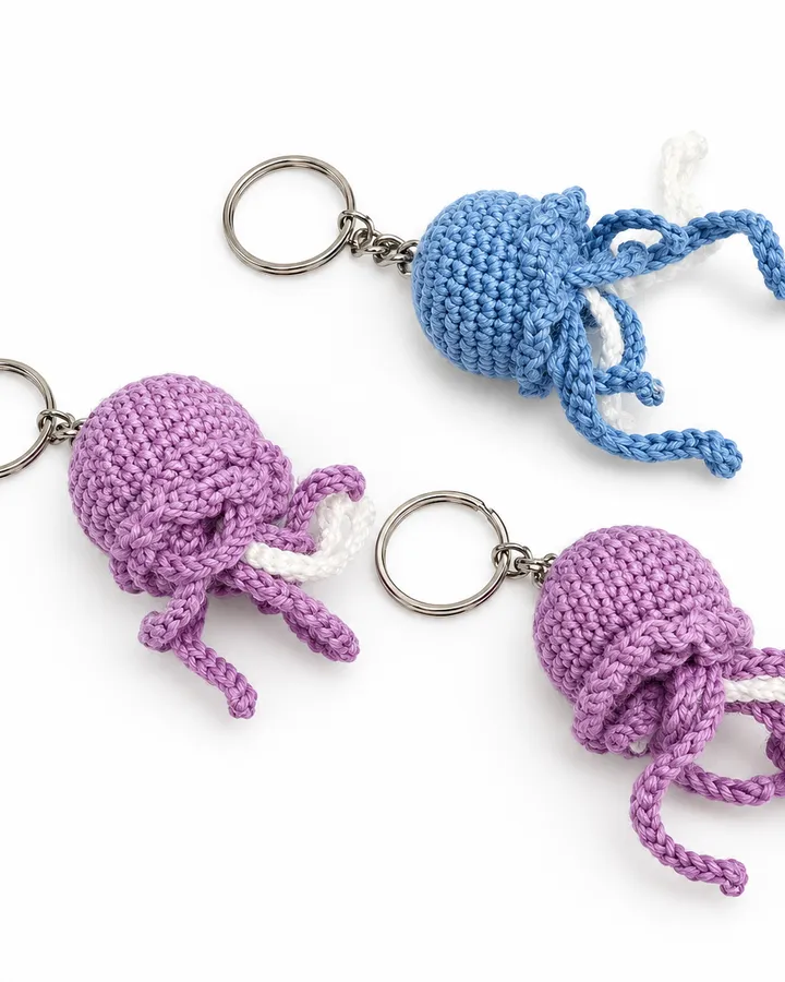 Jellyfish Keychain