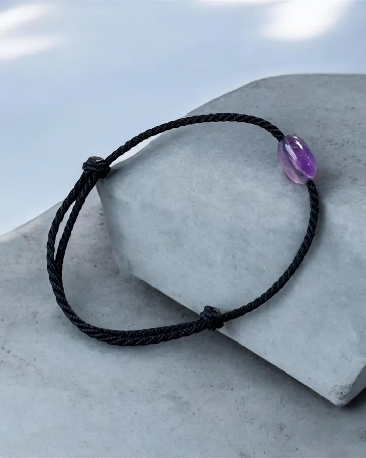 Gelang Amethyst Aura Minimalis